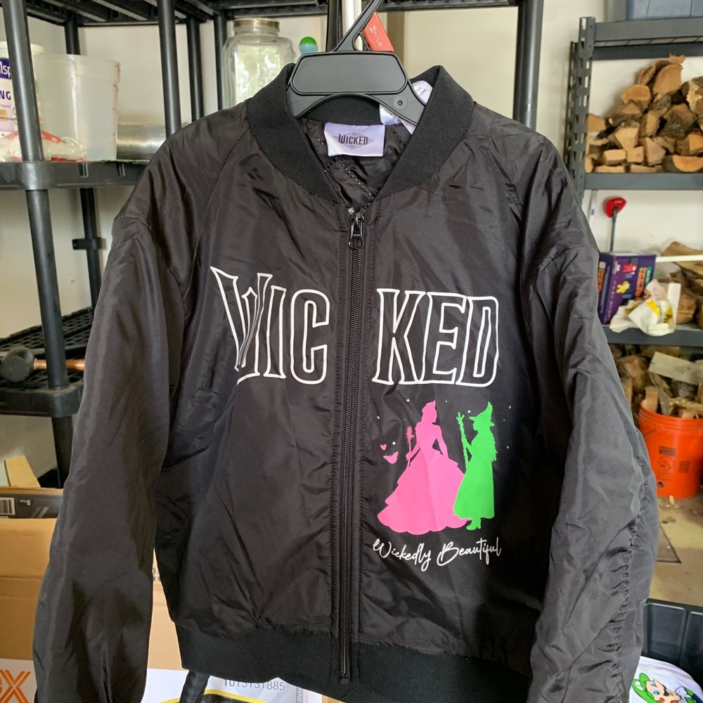 Wicked Beautiful Black Bomber Jacket